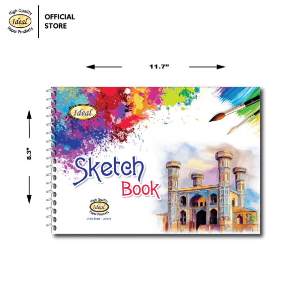 Sketch Book - A4 Size - 250g Paper - For Acrylic & Watercolor - D8