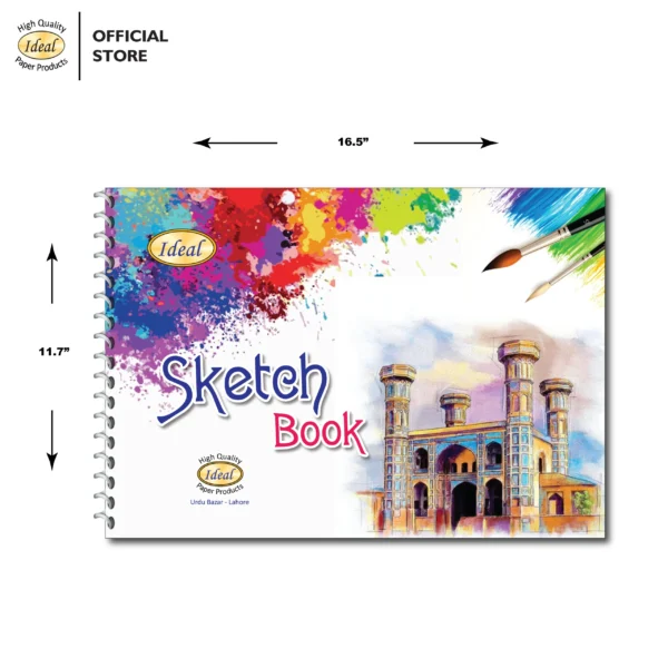Sketch Book - A3 Size - 250g Paper - For Acrylic & Watercolor - D3