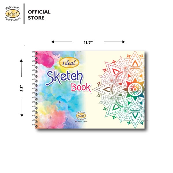 Sketch Book - A4 Size - 250g Paper - For Acrylic & Watercolor  D5