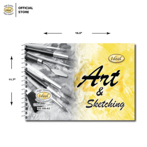 Sketch Book – A3 Size – 350g Paper – For Acrylic & Watercolor